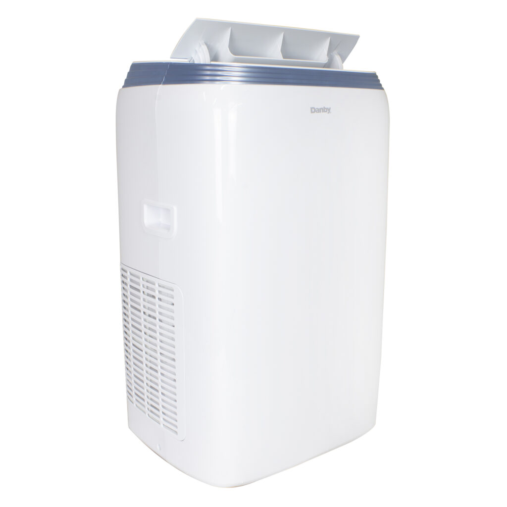 DPA080HE3WDB-6 | Danby Portable Air Conditioner: 12,500 BTU/h with heat pump, white