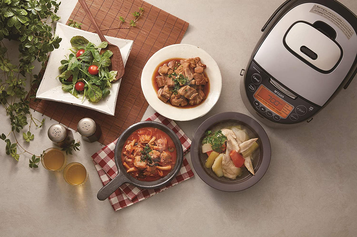 Tiger Rice Cooker: 5-cup, multi-function IH, 3-Layer inner pot | JKT-D10U