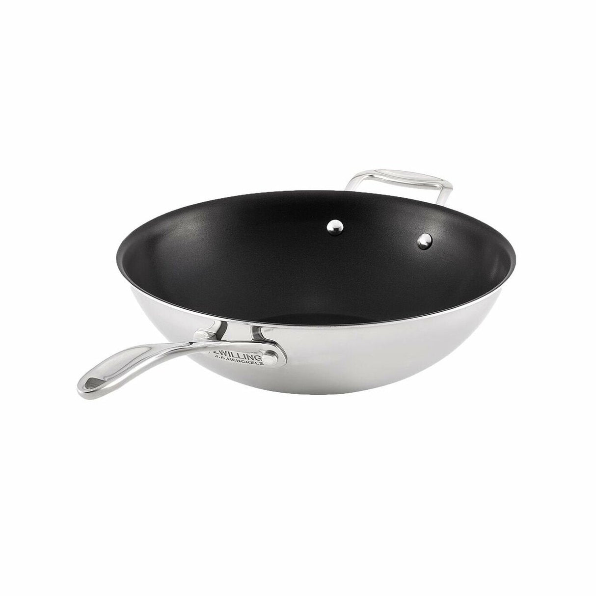 65029-830 | Zwilling Vista Clad 12" / 30cm Non-Stick 18/10 Stainless Steel Wok