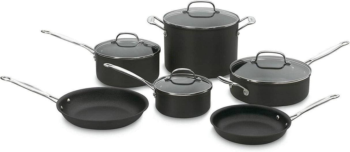 66-10 | Cuisinart 10-piece set anodized ChefsClassic