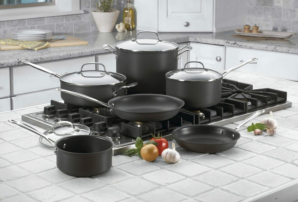 66-10 | Cuisinart 10-piece set anodized ChefsClassic