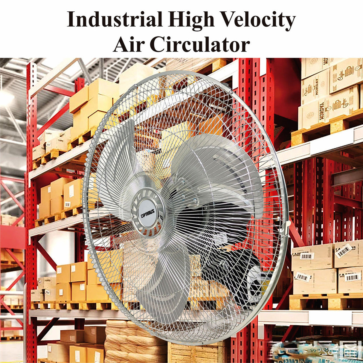 F-4187 | Optimus Wall-Mounted Fan High Velocity 18''