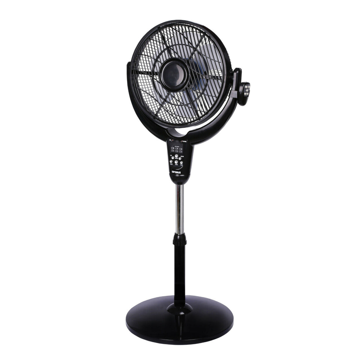 F-7508 | Optimus Louver Fan 14'' pedestal remote LED timer