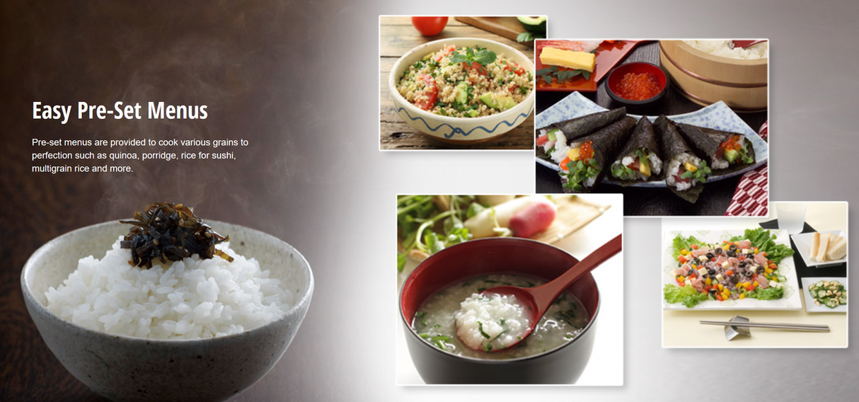 Panasonic Rice Cooker |SRHZ106K| 5.5-cup, multi-function with Induction Heating & 7-layer inner pot