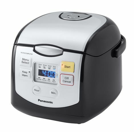 Panasonic Rice Cooker |SR-ZC075K| 4-cup, Microcomputer Controlled