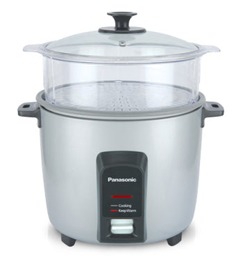 SR-Y22FGL | Panasonic Rice Cooker 12-Cup, Traditional, Silver