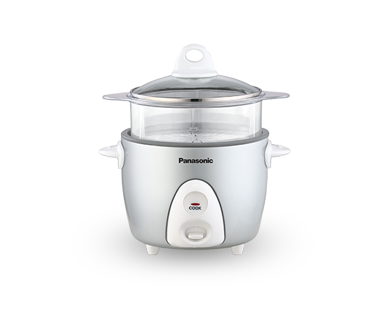 SR-G06FGE | Panasonic Rice Cooker 3-Cup, Traditional with Steam Basket