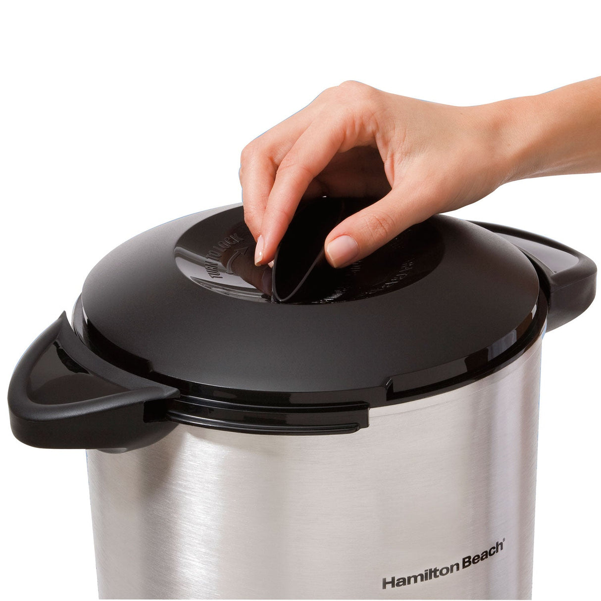 Hamilton Beach Coffee Urn: 45 cup, with easy-view water window, brushed s/s | 40519C