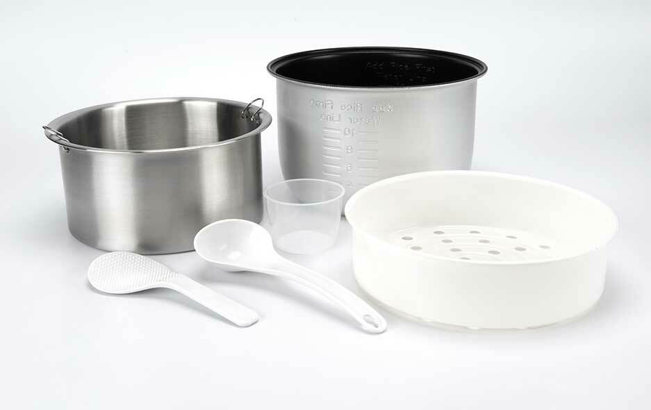 Aroma ARC-1120SBL SmartCarb Rice Cooker: 10 cup, multi-function