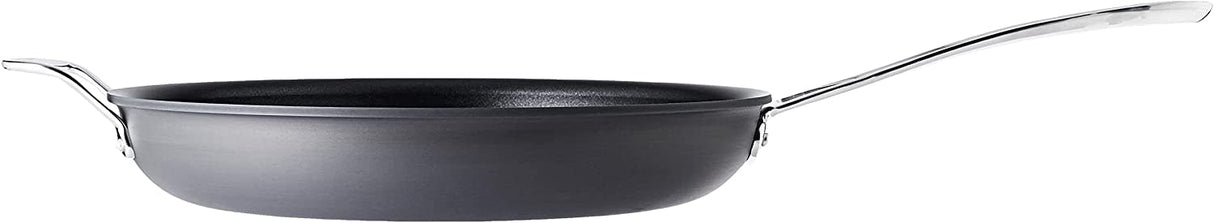 Cuisinart Contour Open Skillet w/ helper handle: 30cm, hard anodized, non-stick | 6422-30HC