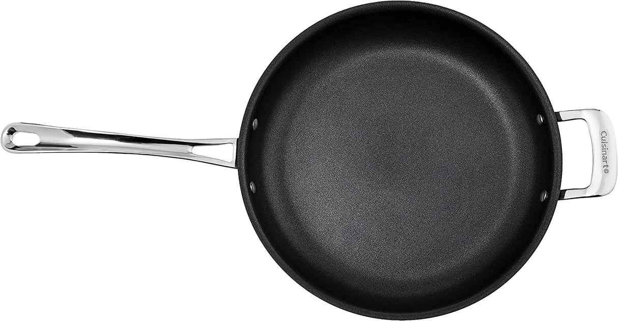 Cuisinart Contour Open Skillet w/ helper handle: 30cm, hard anodized, non-stick | 6422-30HC