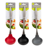 L.Gourmet S/S Handle Silicone Soup Ladle | 70966