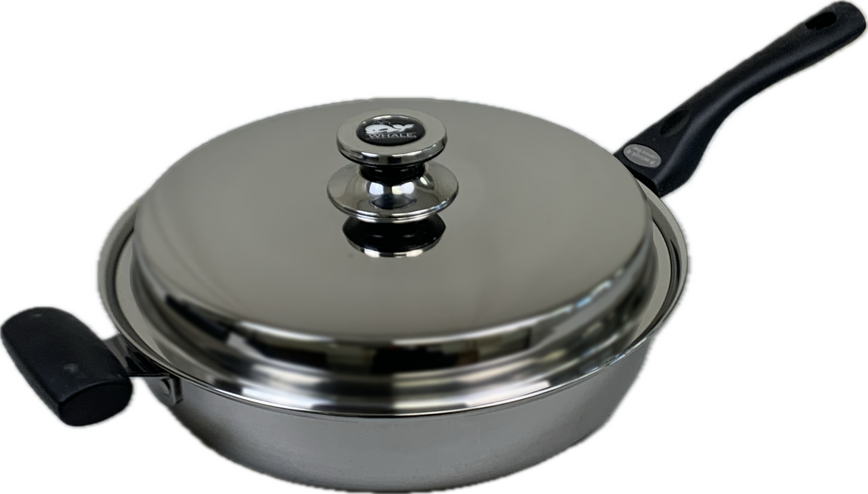 Whale | WW-32F | 5-layer Stainless Steel Saute Pan: 32cm