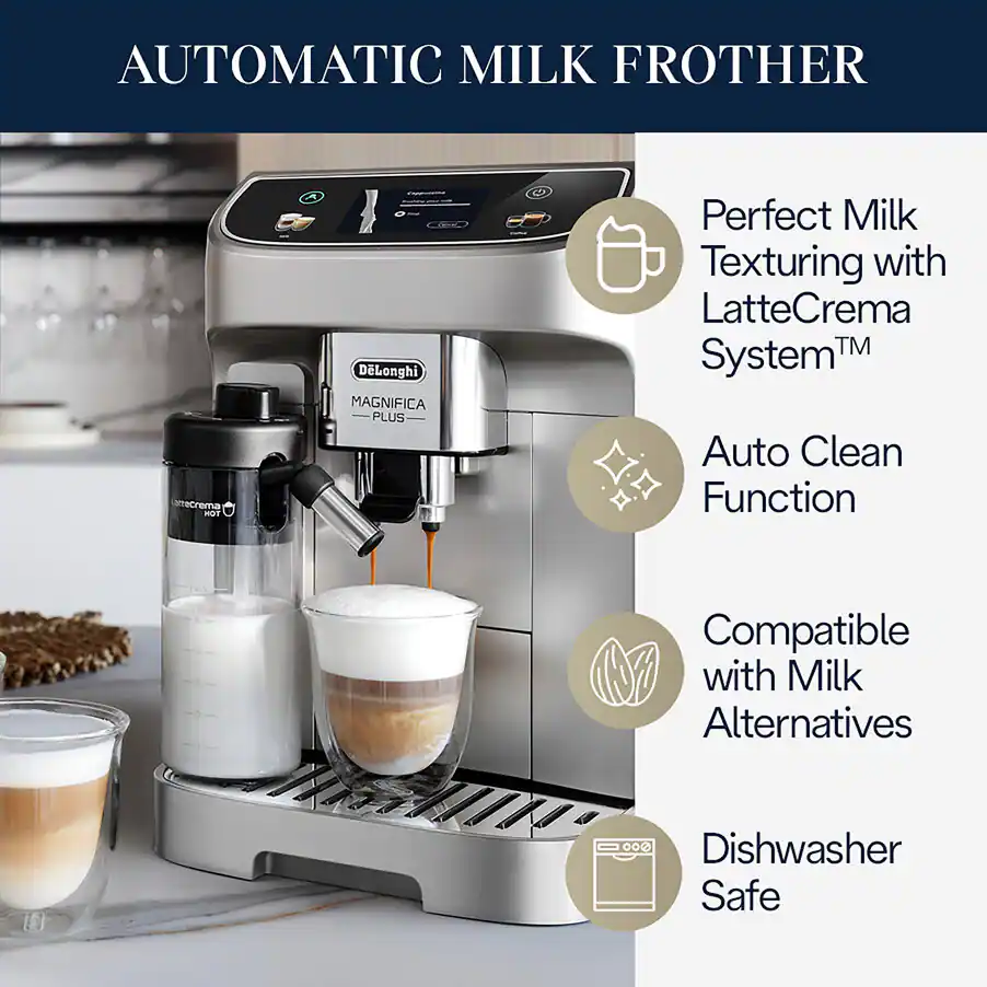 DeLonghi Magnifica Plus | ECAM32070SB | Fully Automatic Espresso Maker