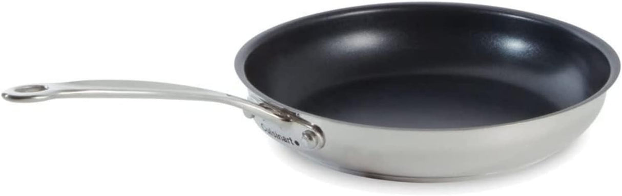 Cuisinart Skillet: 8", Chef's Classic, s/s body, Quantanium non-stick, induction compatible | 722-20NSSC