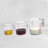 Cuisinart nesting Measuring Cup Set: 3-pc (1-cup, 2-cup and 4-cup), heat-resistant plastic | CTG-00-3MCC