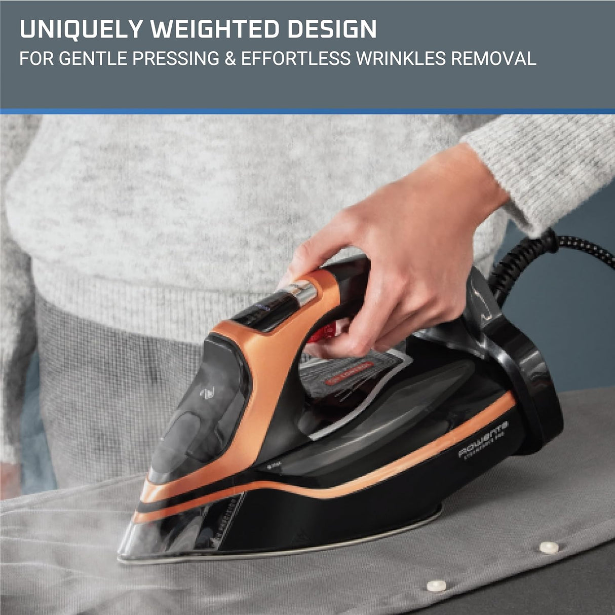 Rowenta DW9540U1 Steam Iron: SteamForce Pro, 50g-250g/min, 1850W