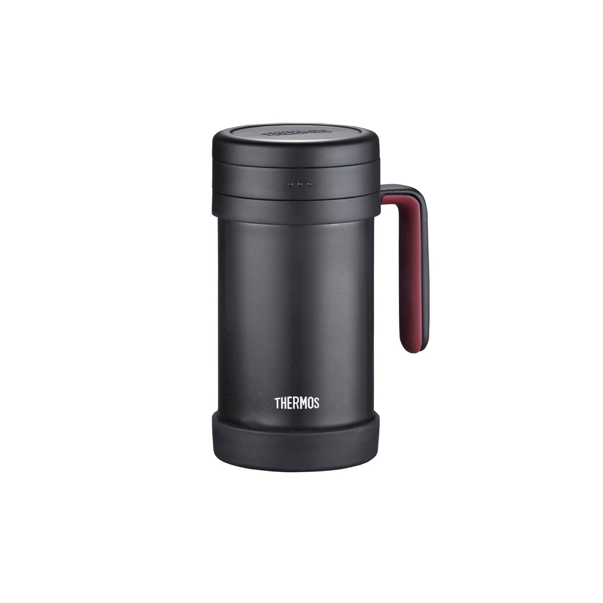 Thermos Thermal Mug with tea strainer: 500mL, Black | TCMF-501-BK