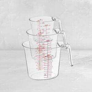 Cuisinart nesting Measuring Cup Set: 3-pc (1-cup, 2-cup and 4-cup), heat-resistant plastic | CTG-00-3MCC