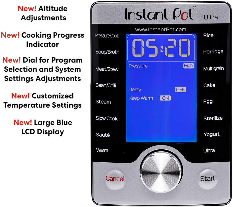 Instant Pot ULTRA MINI Pressure Cooker: 3.0-quart, 10-in-1 multi-use programmable | ULTRA-MINI30