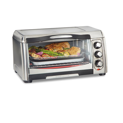 31323 | Hamilton Beach Sure-Crisp Air Fry Toaster Oven:  6-slice, stainless steel