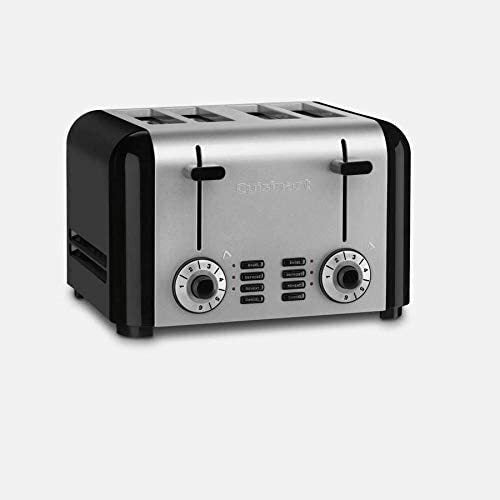 CPT-340UC | Cuisinart Toaster 4-slice, brush s/s+ black