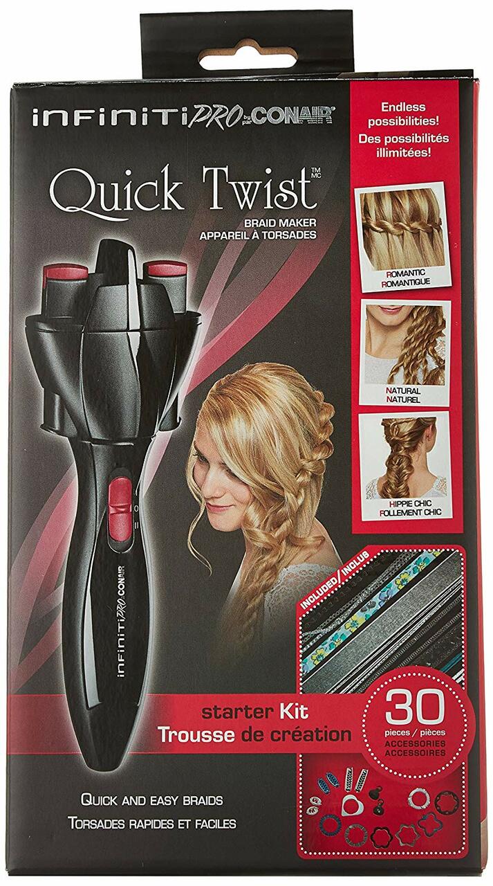 Conair Infiniti Quick Twist |CD205C| Battery Braid Maker