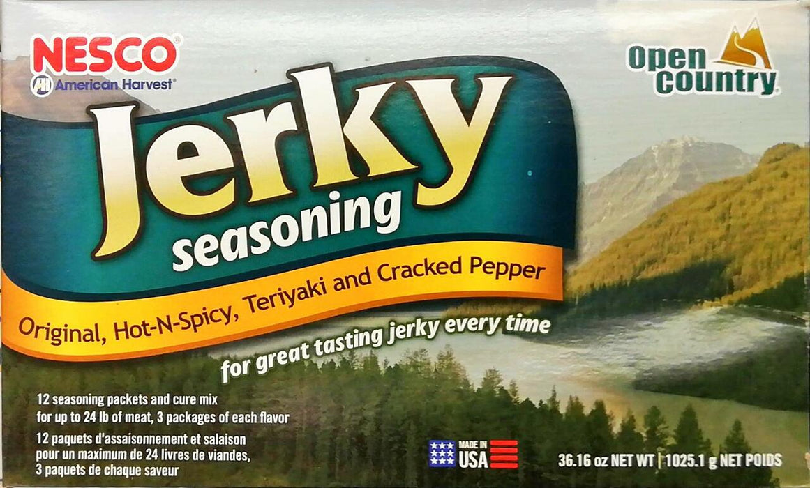 Nesco: Jerky Spice Works (12-pack) |BJV25| Variety Pack