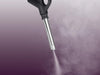 Stainless steel 360 swivel action steam wand.
