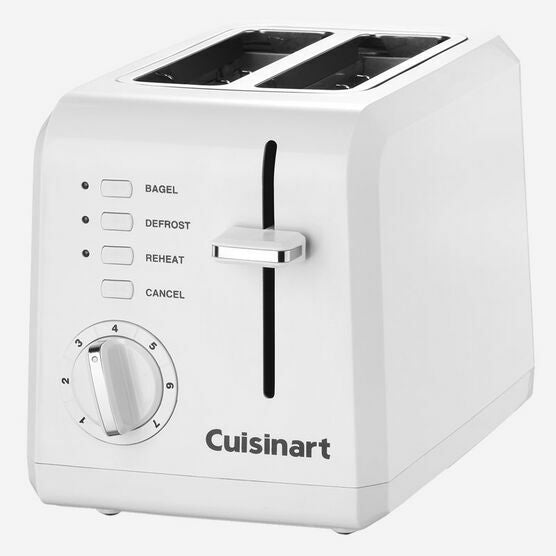 Cuisinart Toaster 2-slice, compact, white | CPT-122C