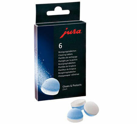 Jura: 2-phase cleaning tablets for espresso makers |JU62715| 6-pack