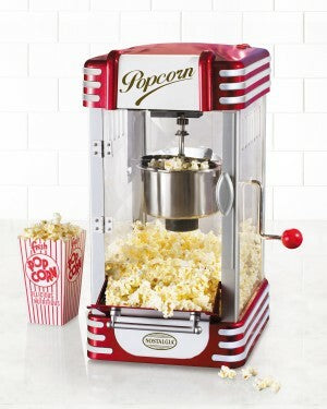 Nostalgia Electrics Kettle Popcorn Maker |RKP630| 10-cup Retro Series
