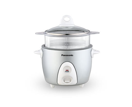 SR-G06FGE | Panasonic Rice Cooker 3-Cup, Traditional with Steam Basket
