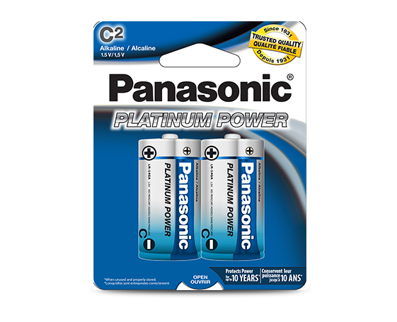 Panasonic Battery: C x 2 Platinum Power | LR14XP2B